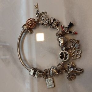 Pandora Braclet w charms